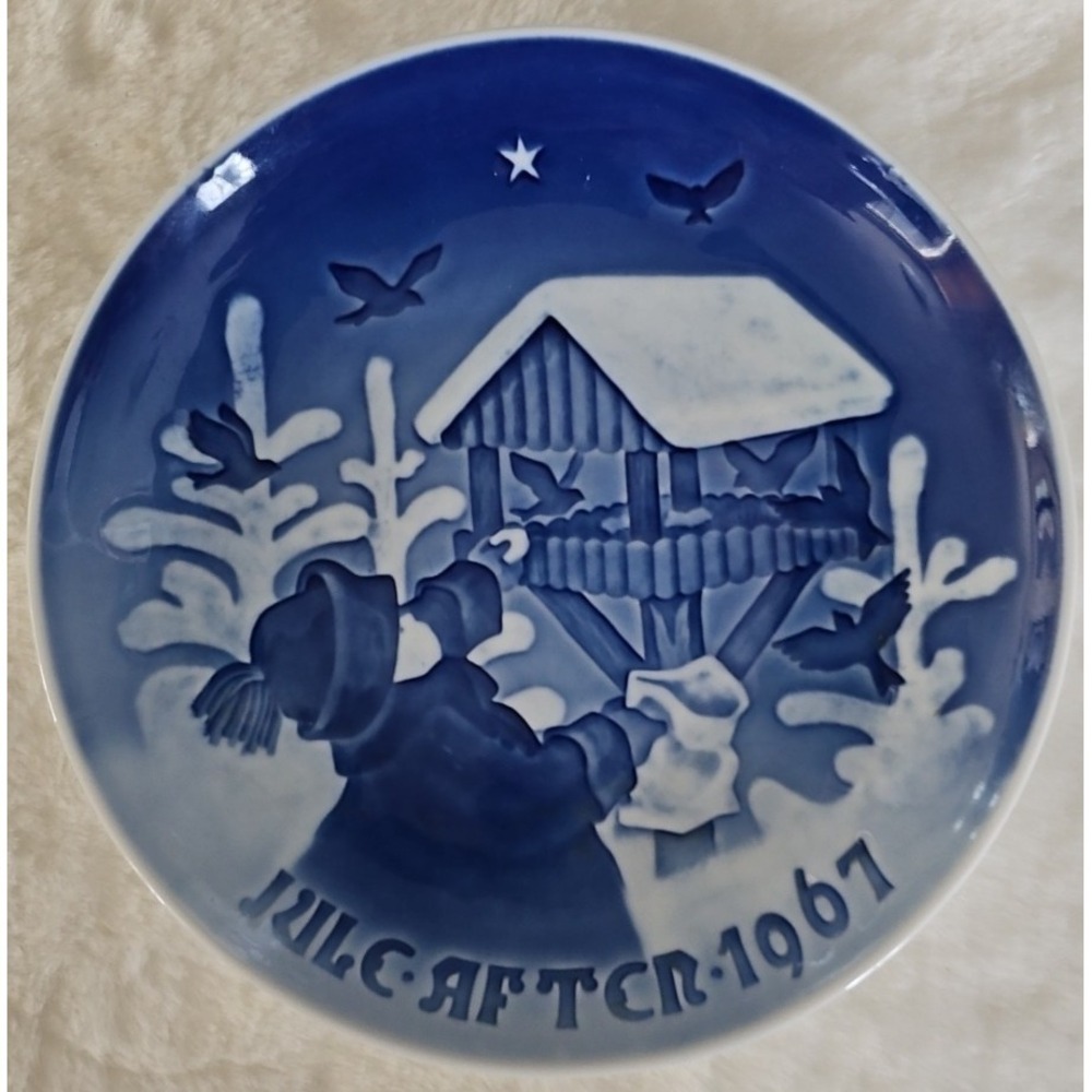 Denmark Plate  1967 B&G "Fuglenes Jul"  Jule After‎ CR